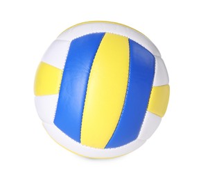 Photo of One volleyball ball isolated on white. Sport equipment