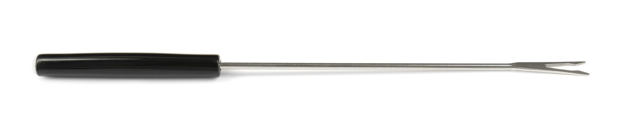 Fondue fork isolated on white. Kitchen equipment