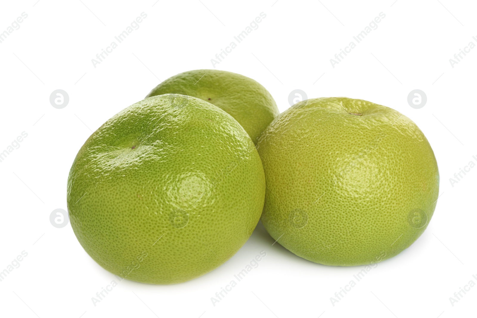 Photo of Fresh ripe sweetie fruits on white background