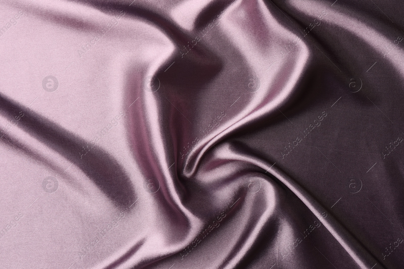 Photo of Texture of beautiful silk fabric as background, closeup