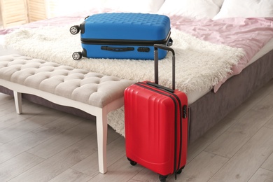 Photo of Travel suitcases in bedroom
