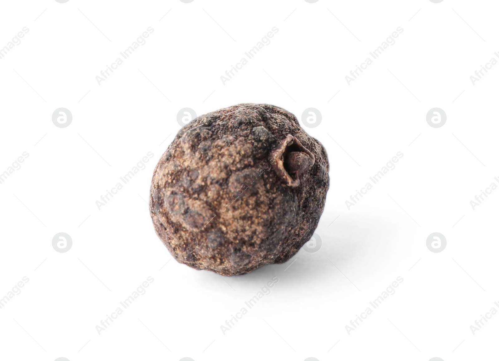 Photo of Spicy black pepper grain isolated on white