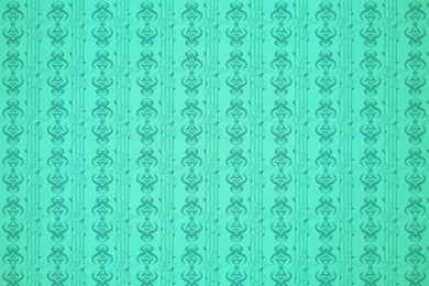 Illustration of Aquamarine color wallpaper with beautiful pattern as background