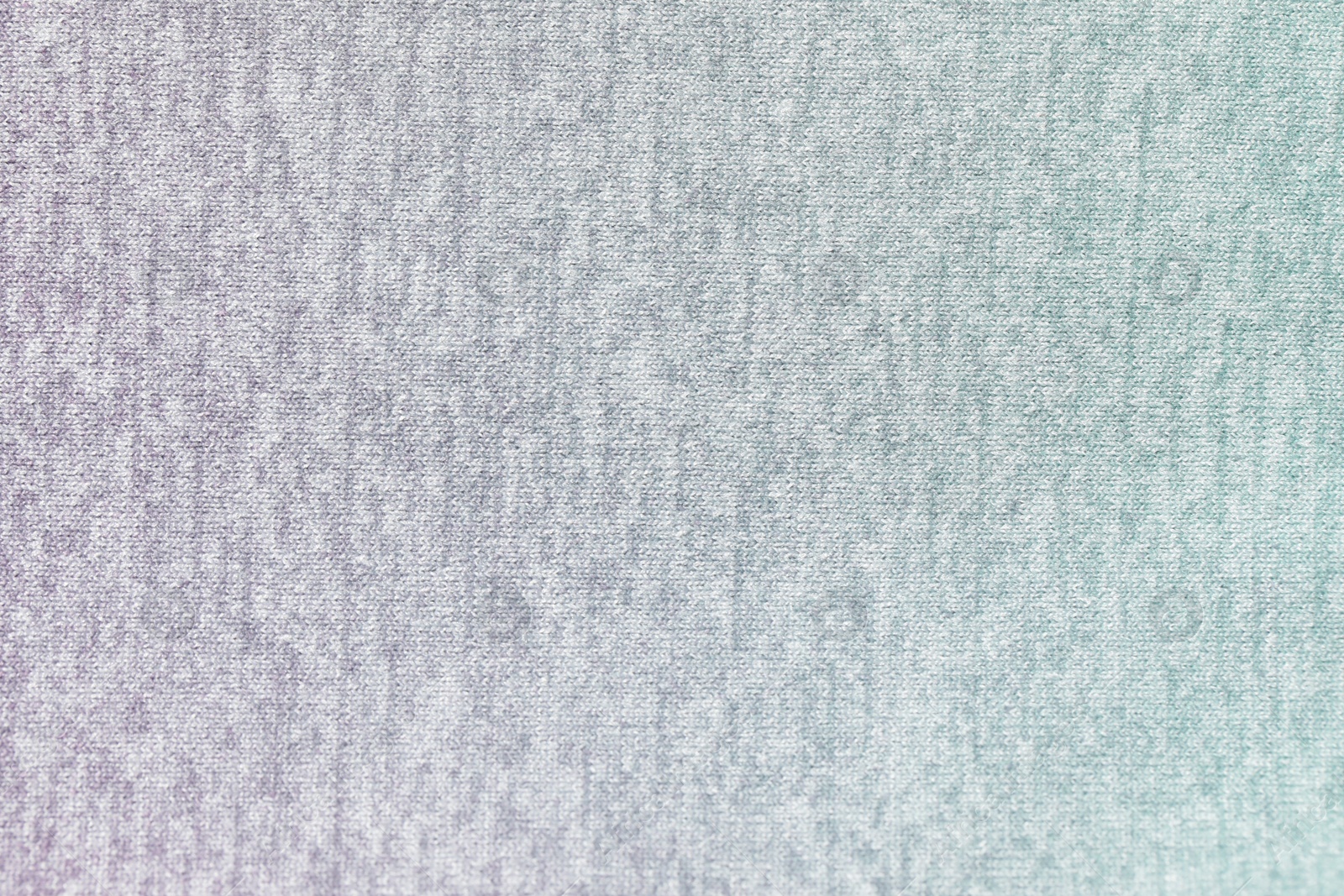 Photo of Texture of soft color fabric as background, top view