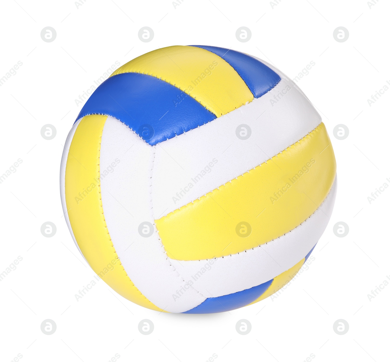 Photo of One volleyball ball isolated on white. Sport equipment