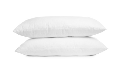 Photo of Blank soft new pillows isolated on white