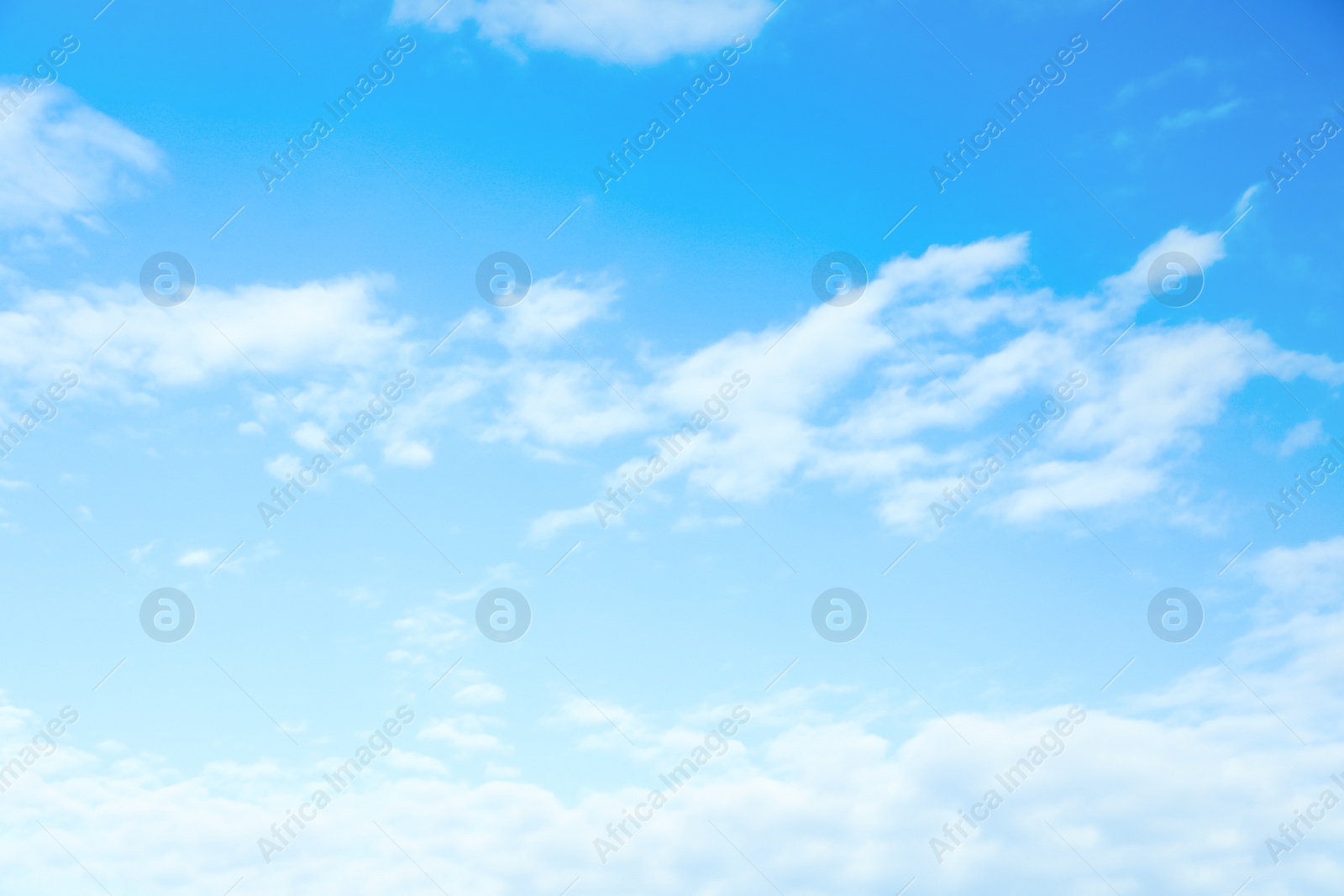 Photo of Beautiful blue sky with clouds on sunny day