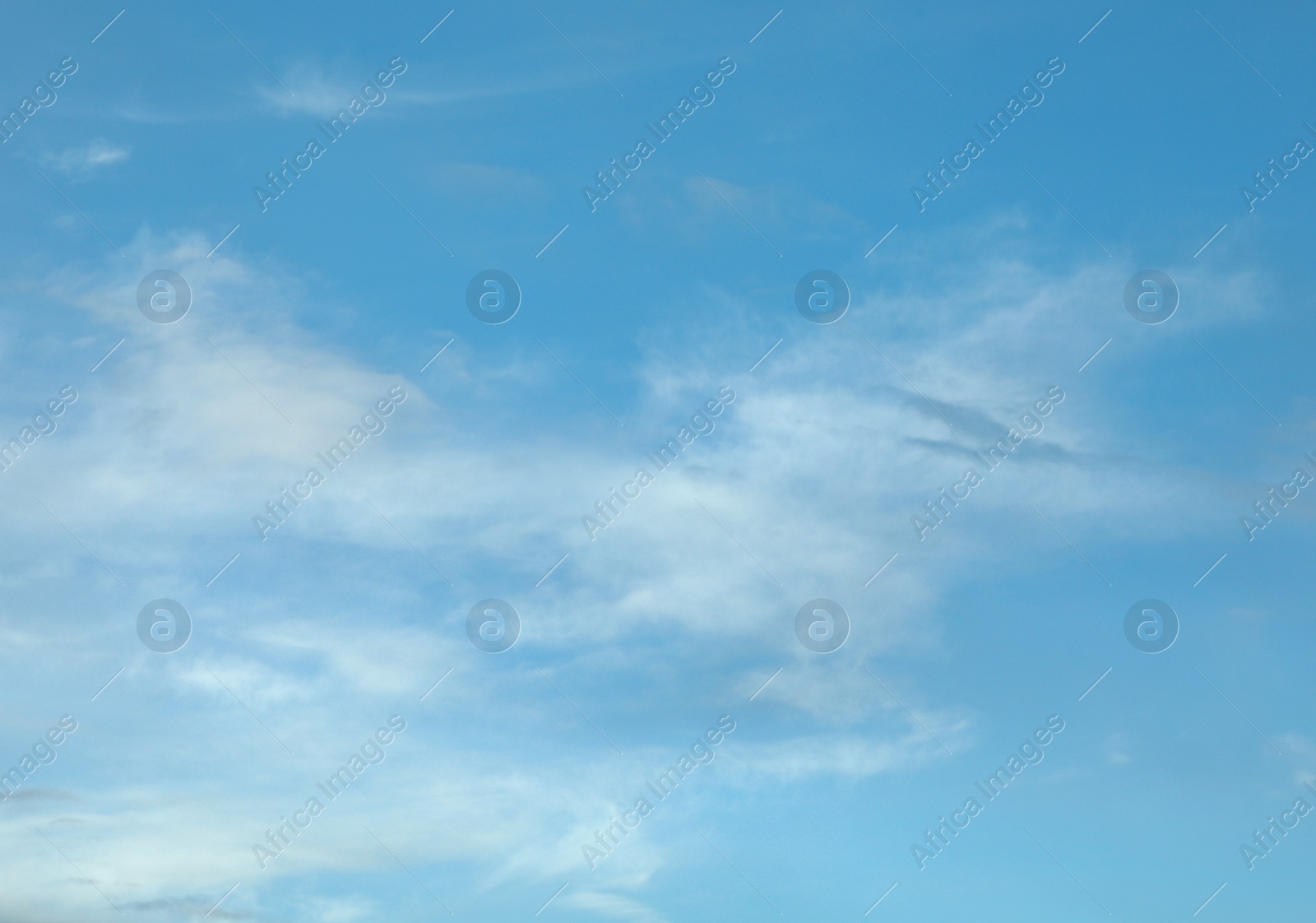 Photo of Beautiful blue sky with white clouds on sunny day