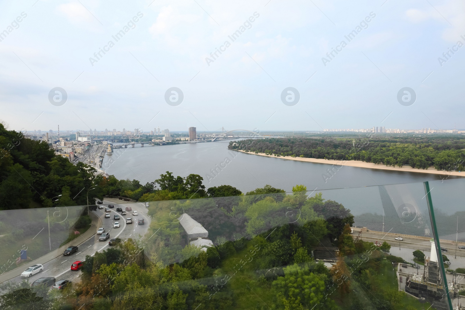 Photo of Beautiful view of cityscape with calm river