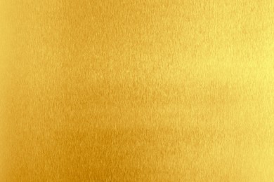 Image of Beautiful golden foil as background, top view