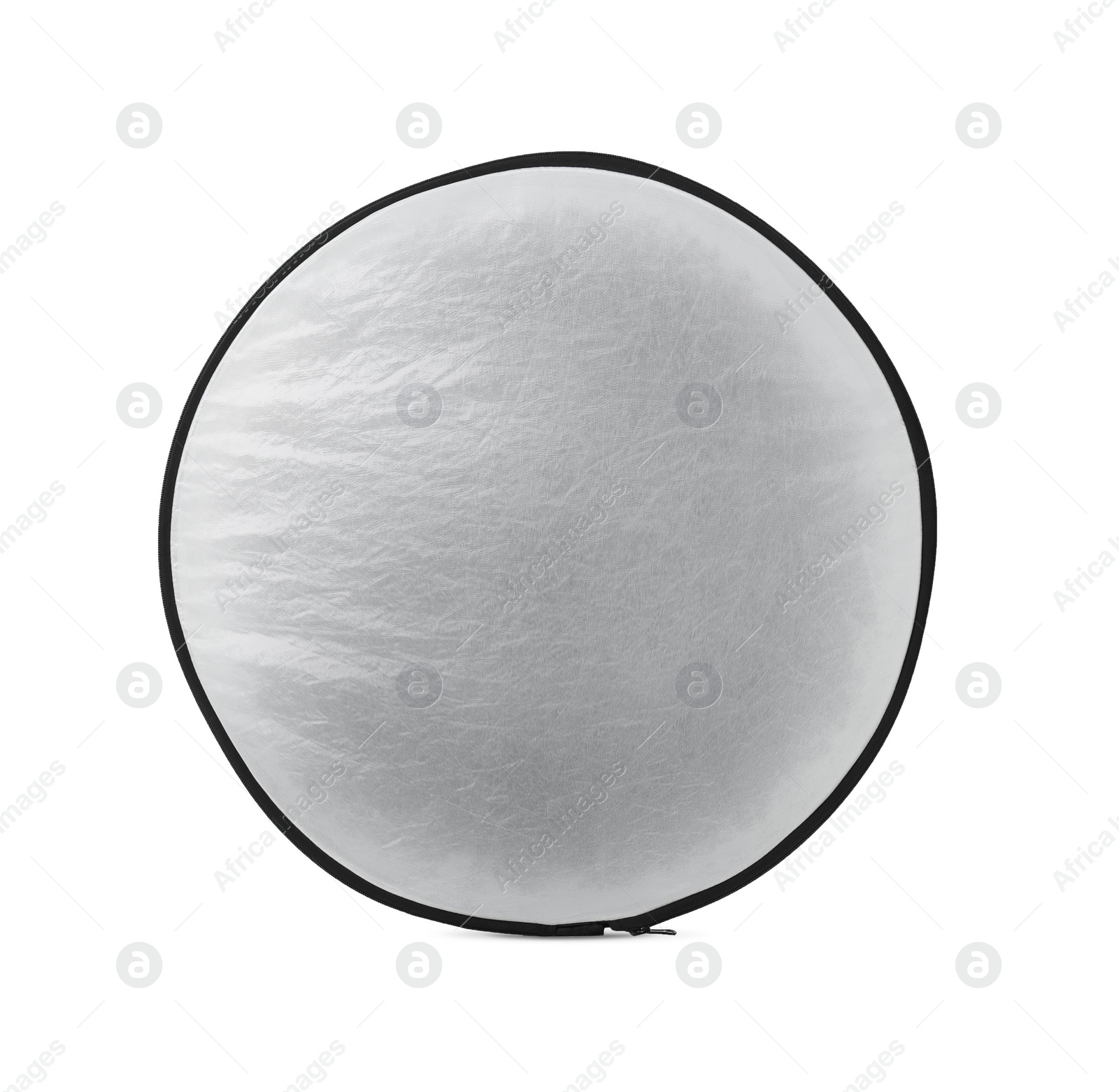 Photo of Studio reflector isolated on white. Professional photographer's equipment