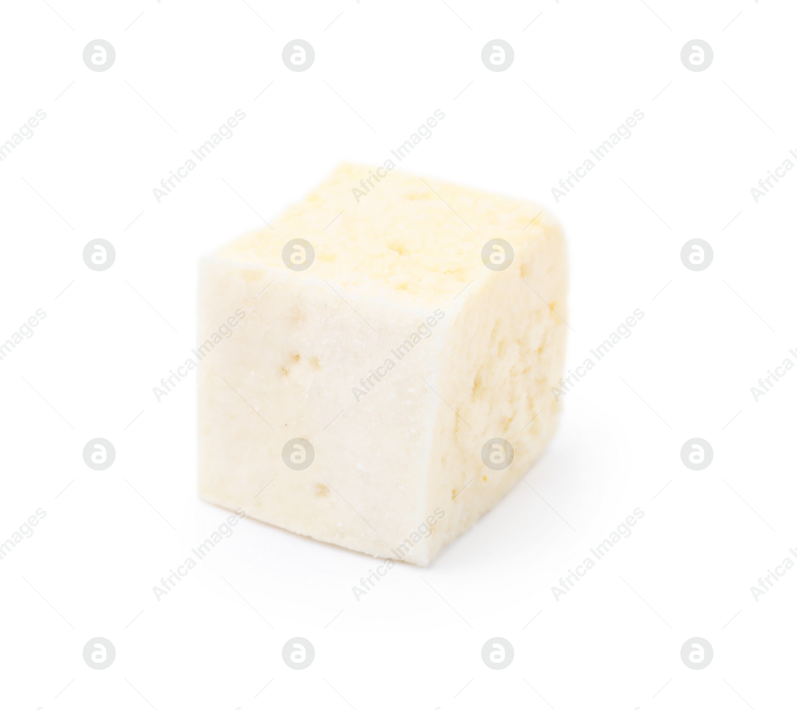 Photo of Delicious sweet puffy marshmallow isolated on white