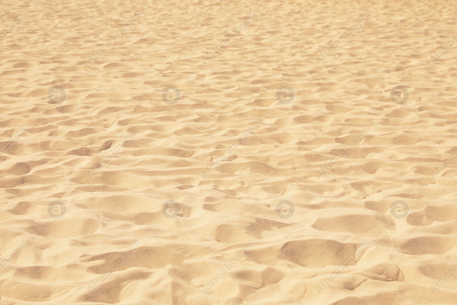 Photo of Golden beach sand on sunny day as background