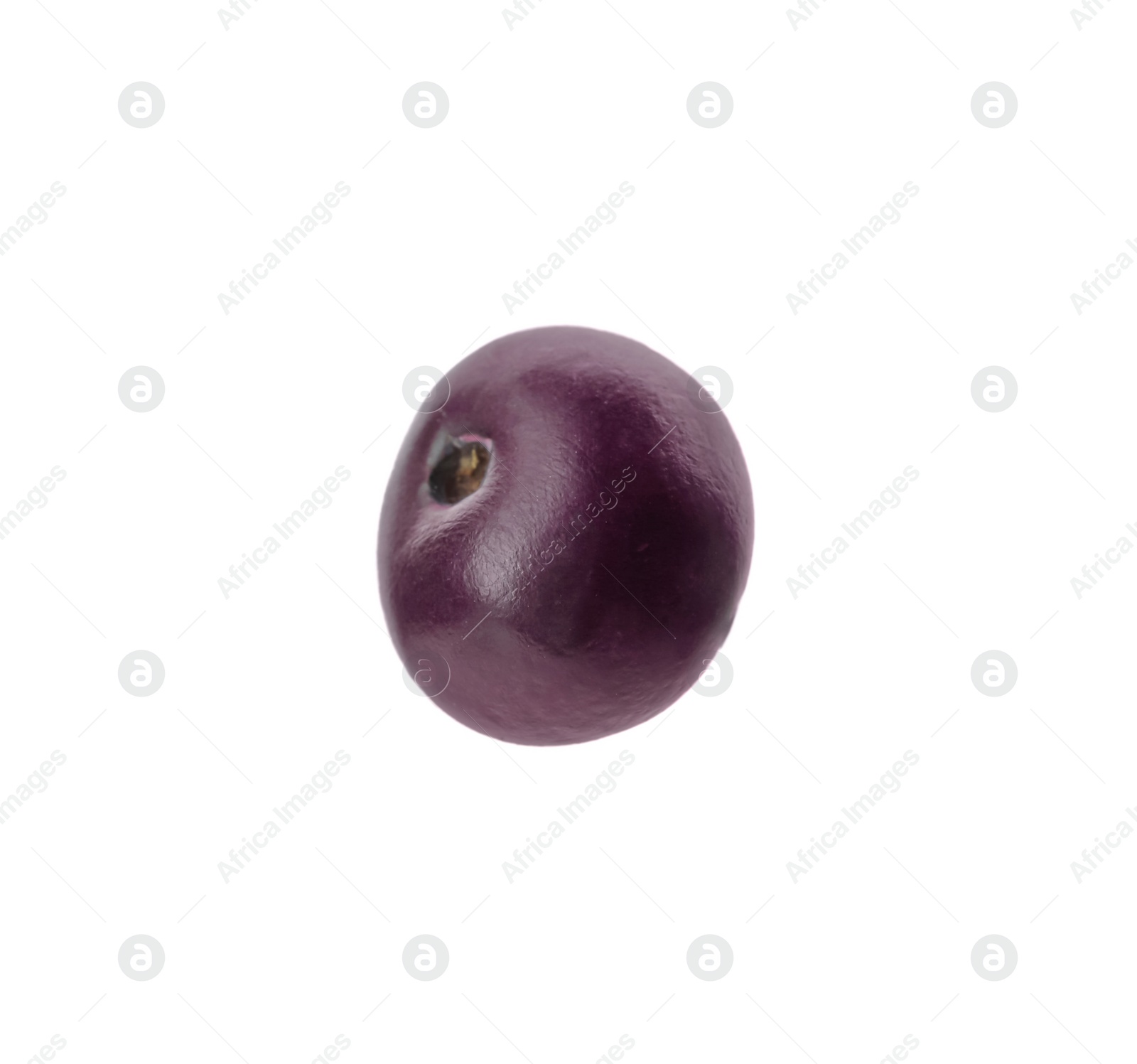 Photo of Fresh ripe acai berry isolated on white