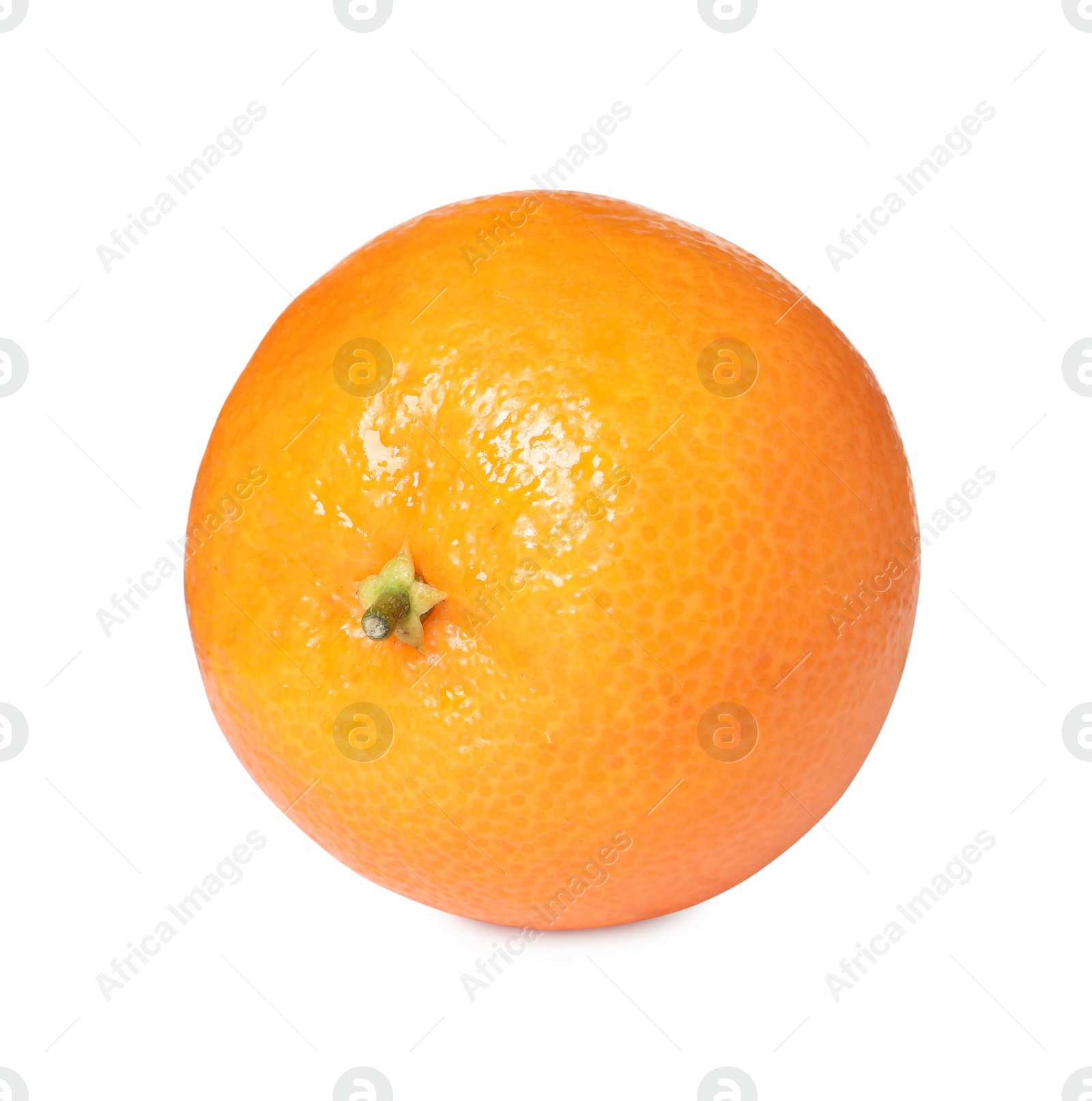 Photo of Fresh ripe juicy tangerine isolated on white