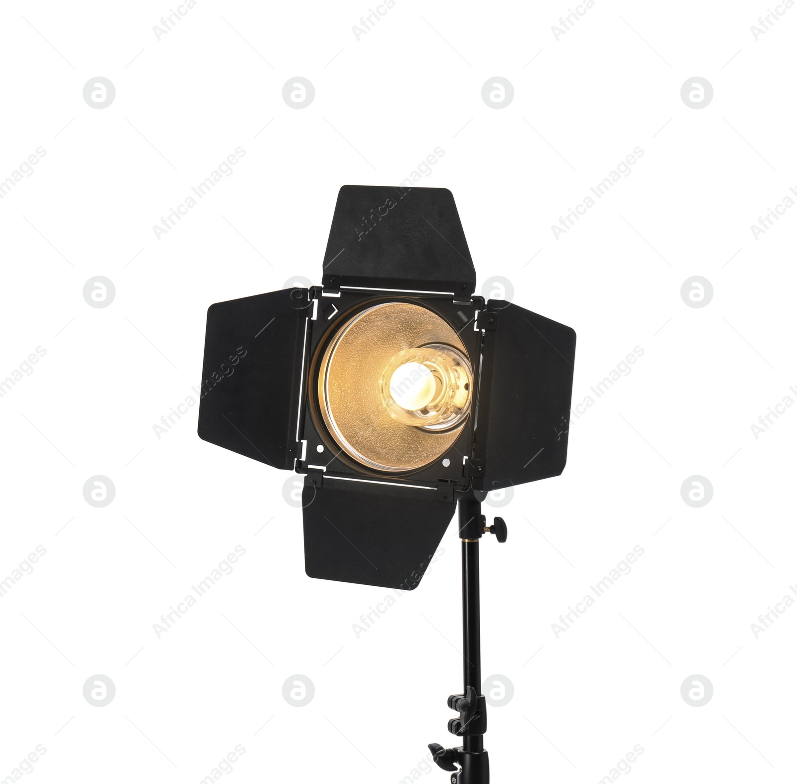 Photo of Studio lighting on white background. Food photography