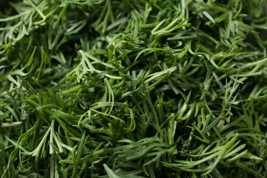 Fresh cut dill as background, closeup view