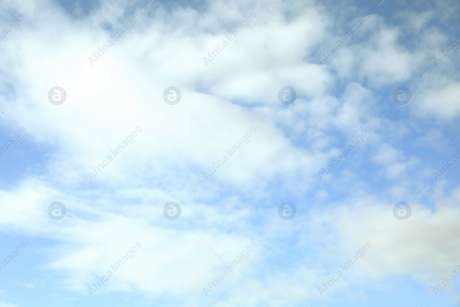 Photo of Beautiful blue sky with clouds on sunny day