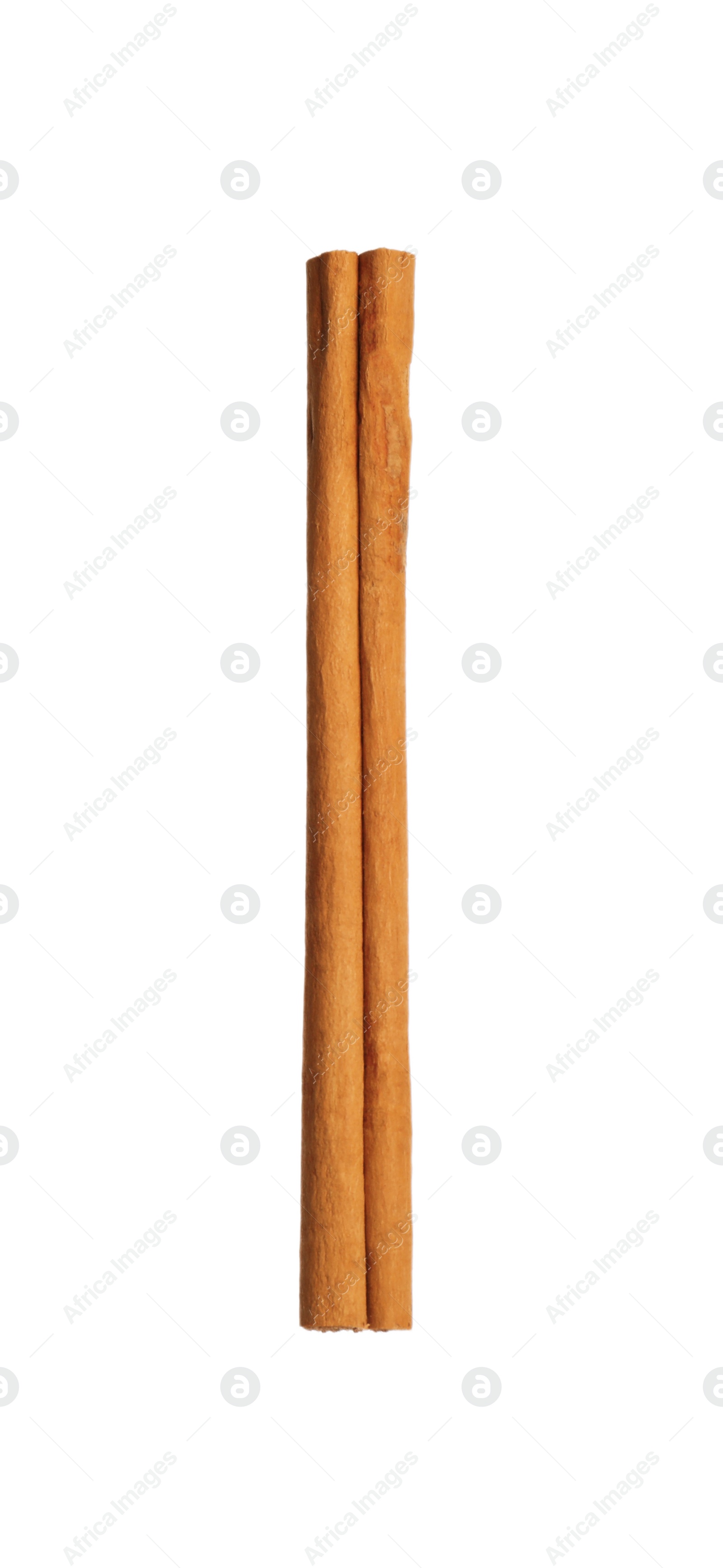 Photo of Aromatic dry cinnamon stick isolated on white