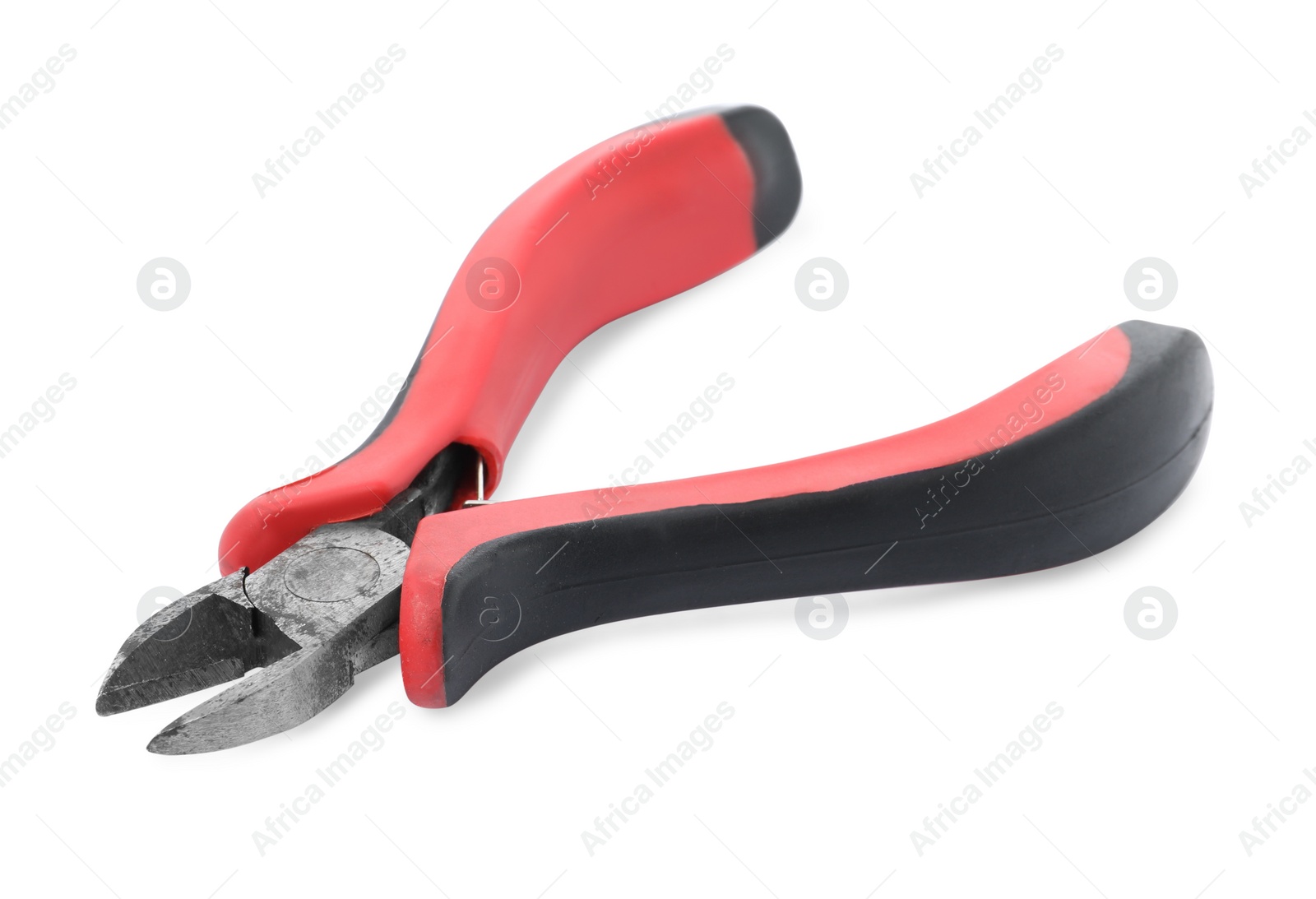 Photo of New side cutting pliers isolated on white