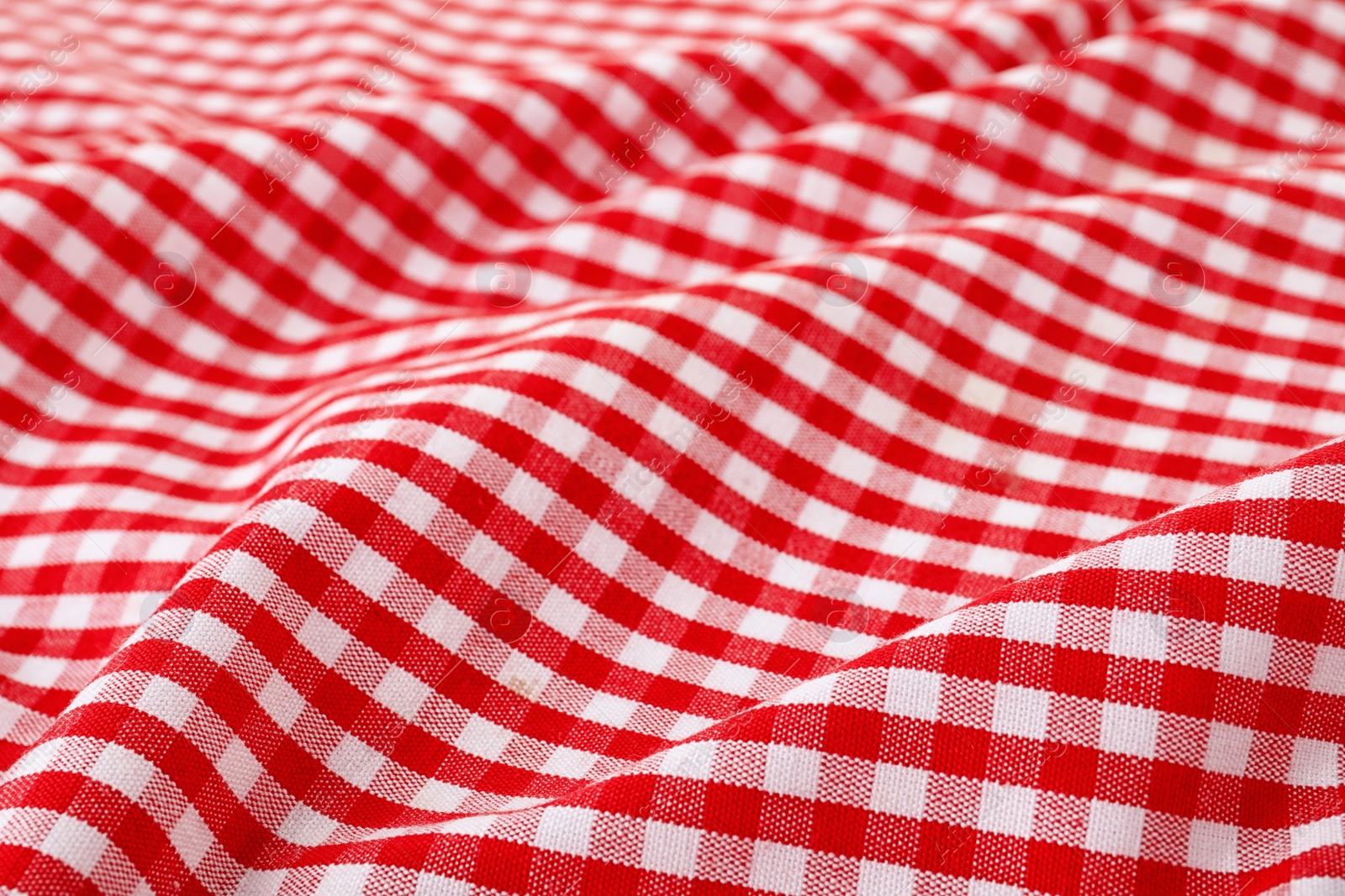 Photo of Texture of textile table napkin, closeup view