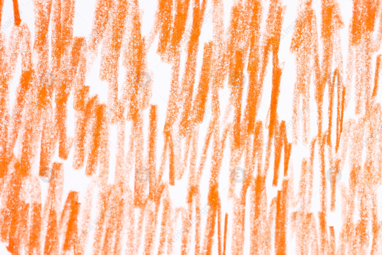 Photo of Orange pencil hatching as background, top view