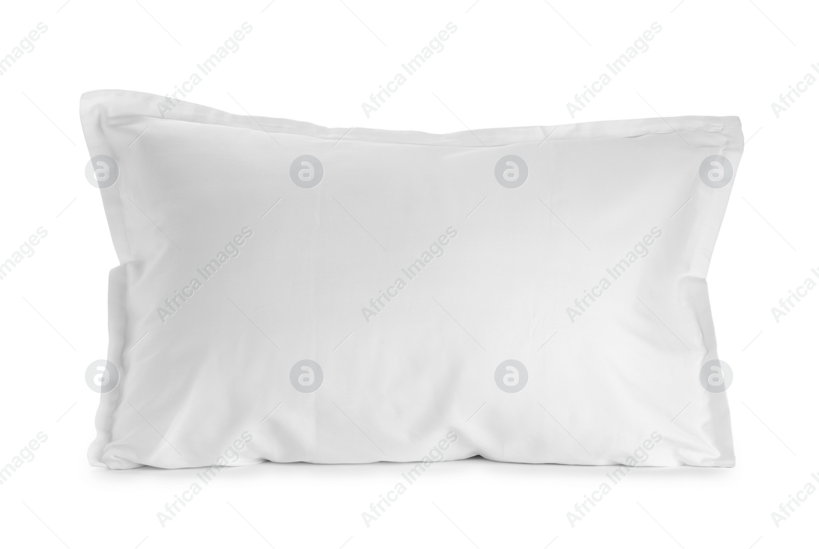 Photo of One new soft pillow isolated on white