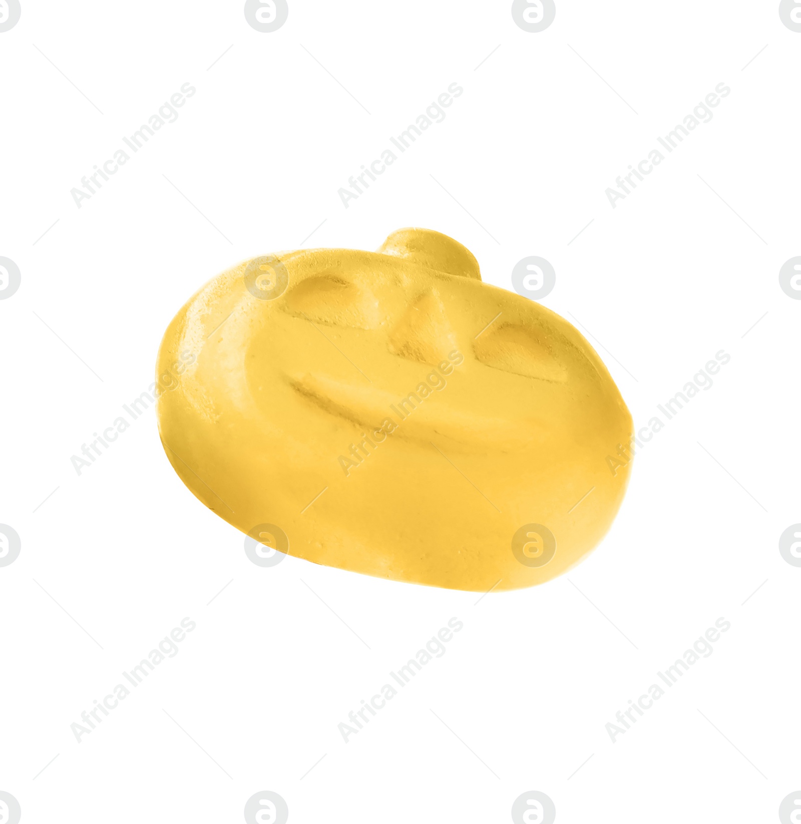 Photo of Delicious bright candy on white background. Halloween sweets