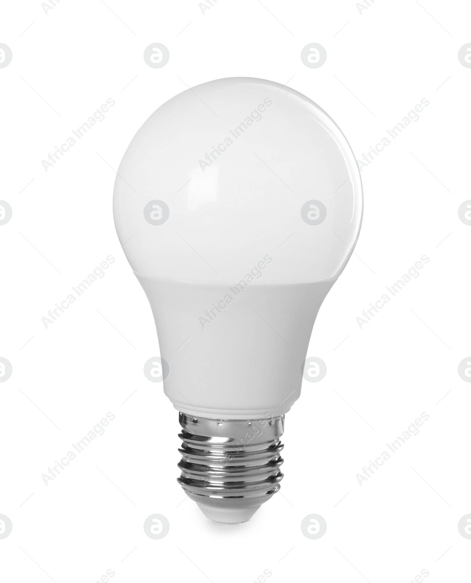 Photo of New modern light bulb isolated on white