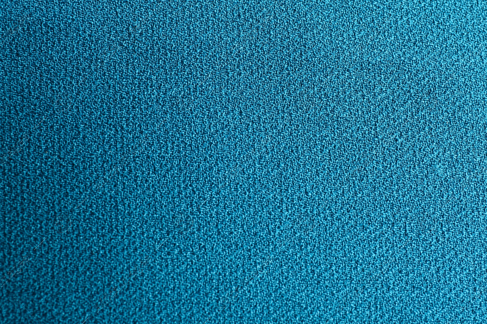 Photo of Texture of beautiful blue fabric as background, closeup