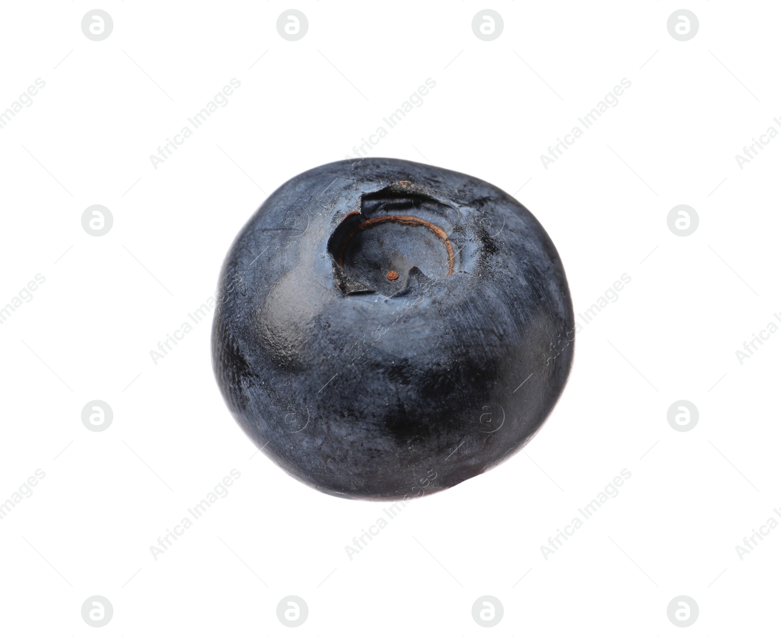 Photo of Tasty ripe fresh blueberry isolated on white