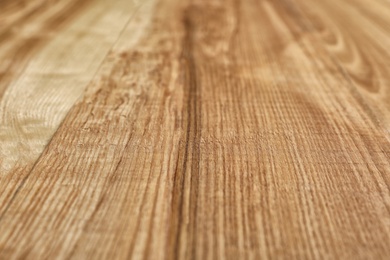 Photo of Texture of wooden surface as background, closeup