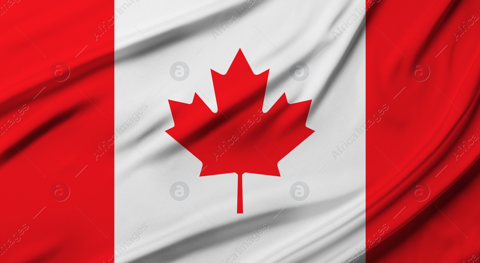 Image of One flag of Canada. National country symbol