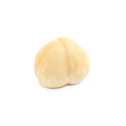 Photo of Tasty organic hazelnut on white background. Healthy snack