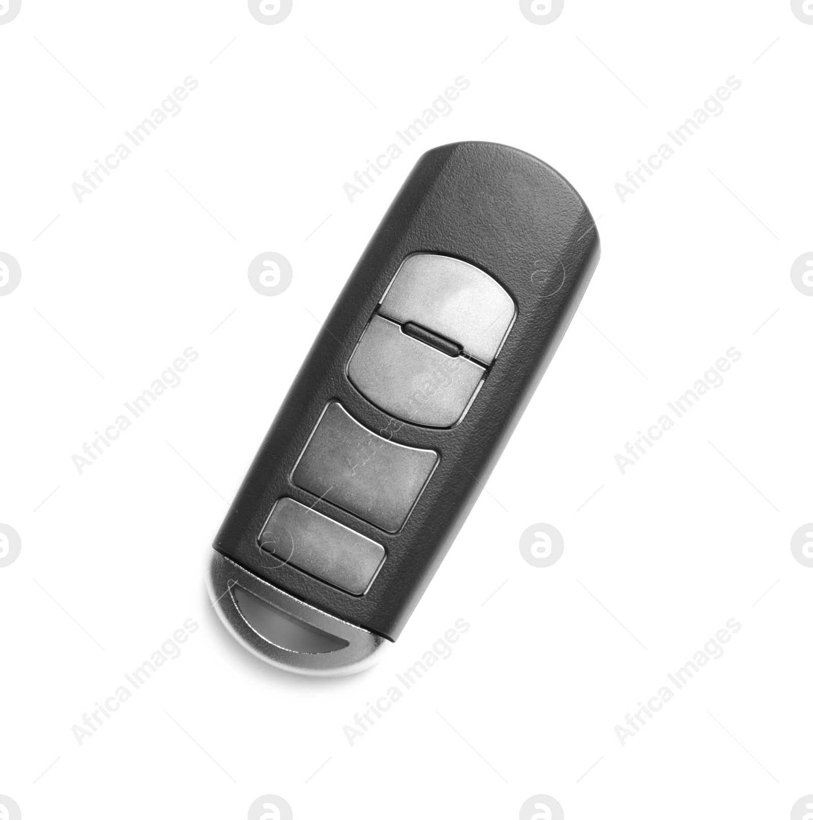 Photo of Car smart key isolated on white, top view