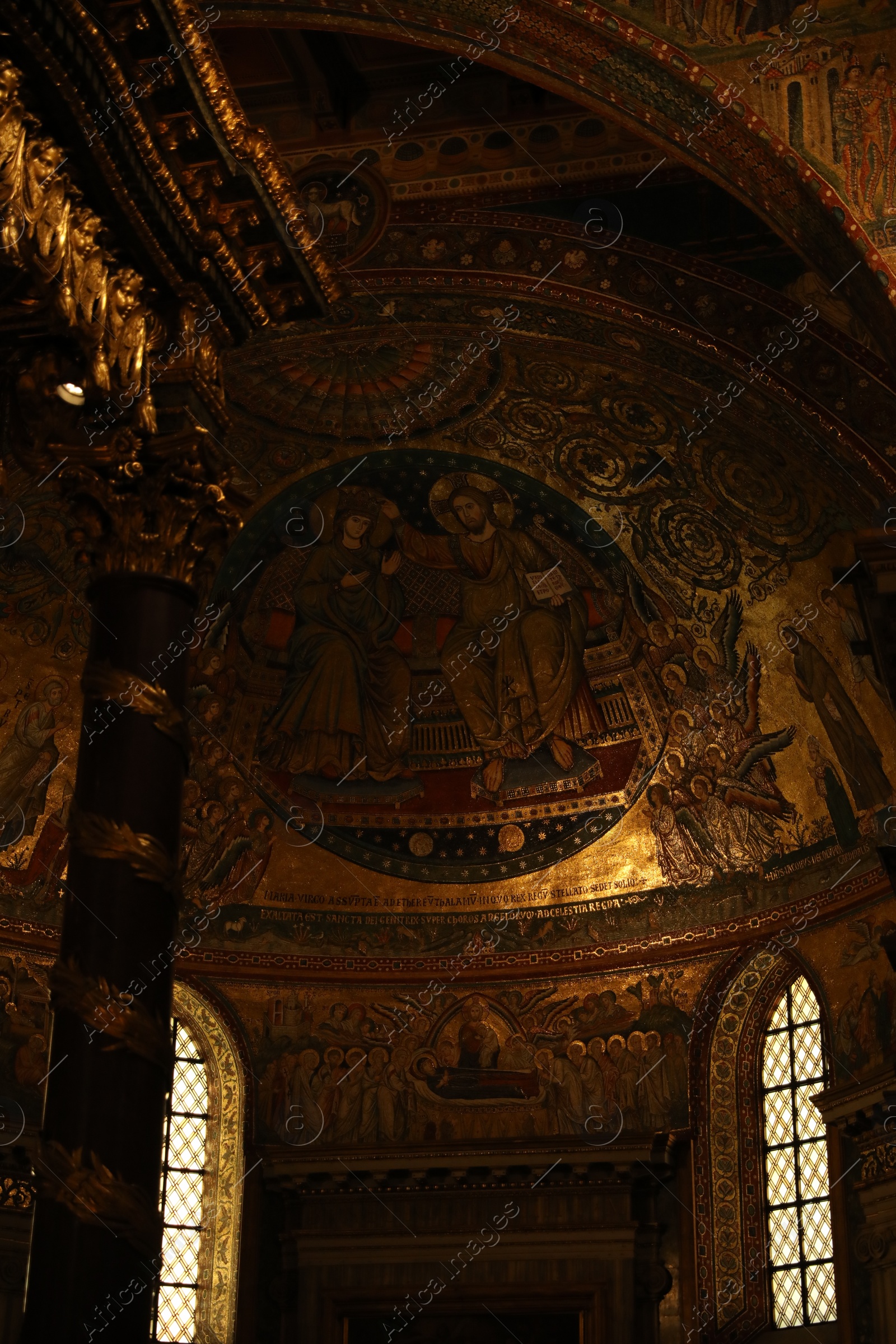 Photo of ROME, ITALY - FEBRUARY 2, 2024: Interior of Basilica of St. John Lateran