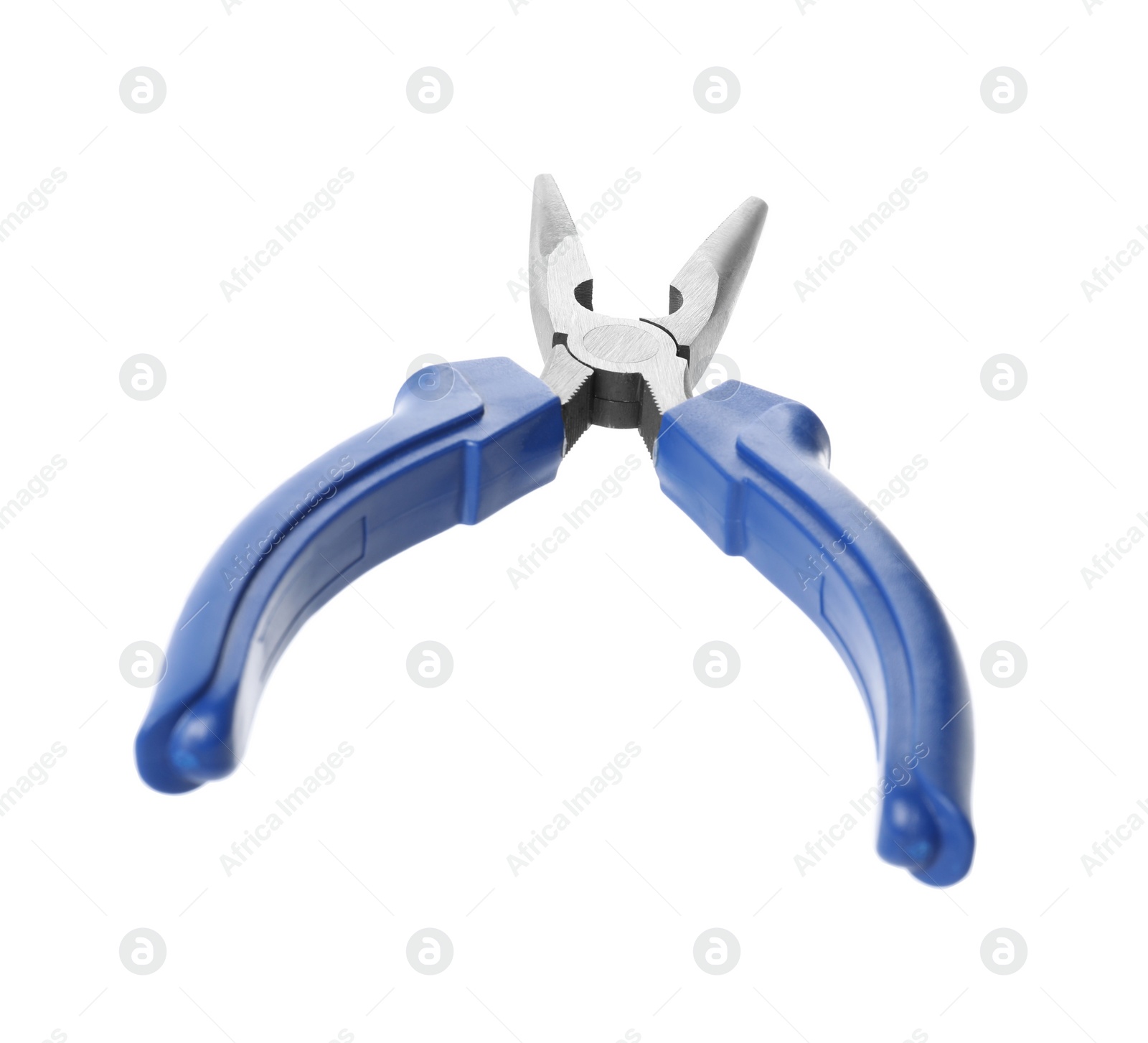 Photo of One needle nose pliers isolated on white