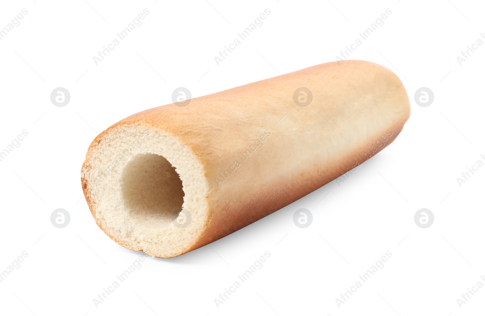 Photo of Fresh hot dog bun isolated on white