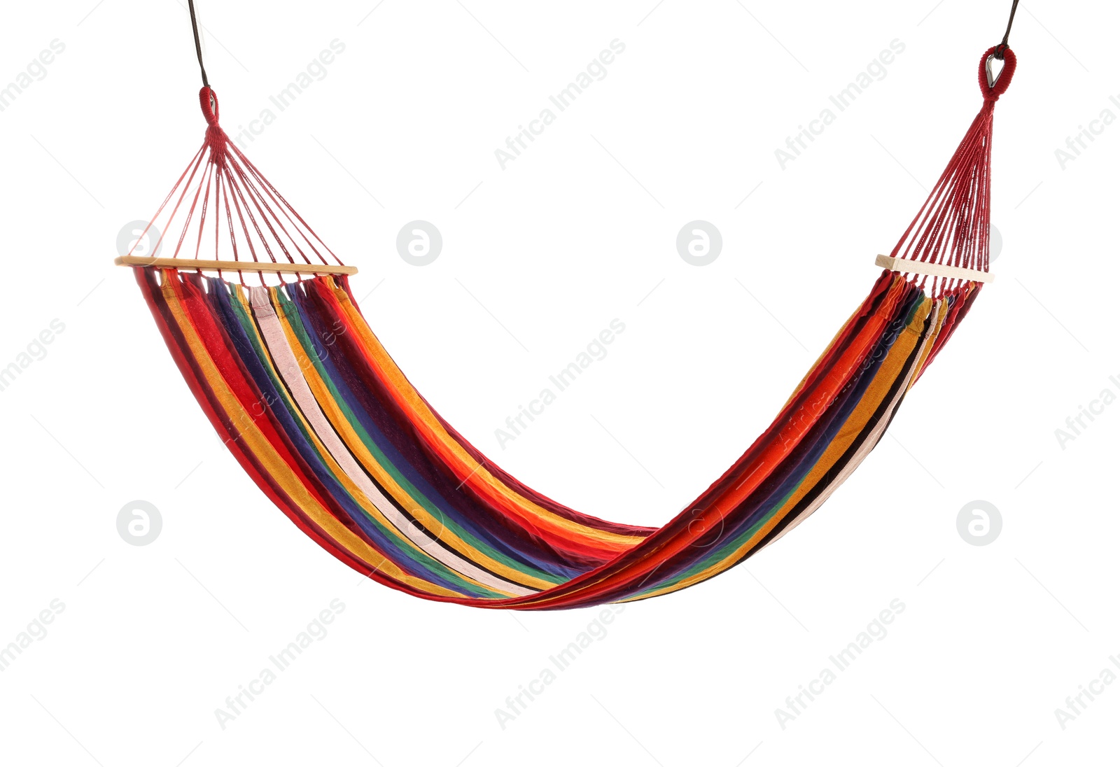 Photo of Comfortable hammock on white background