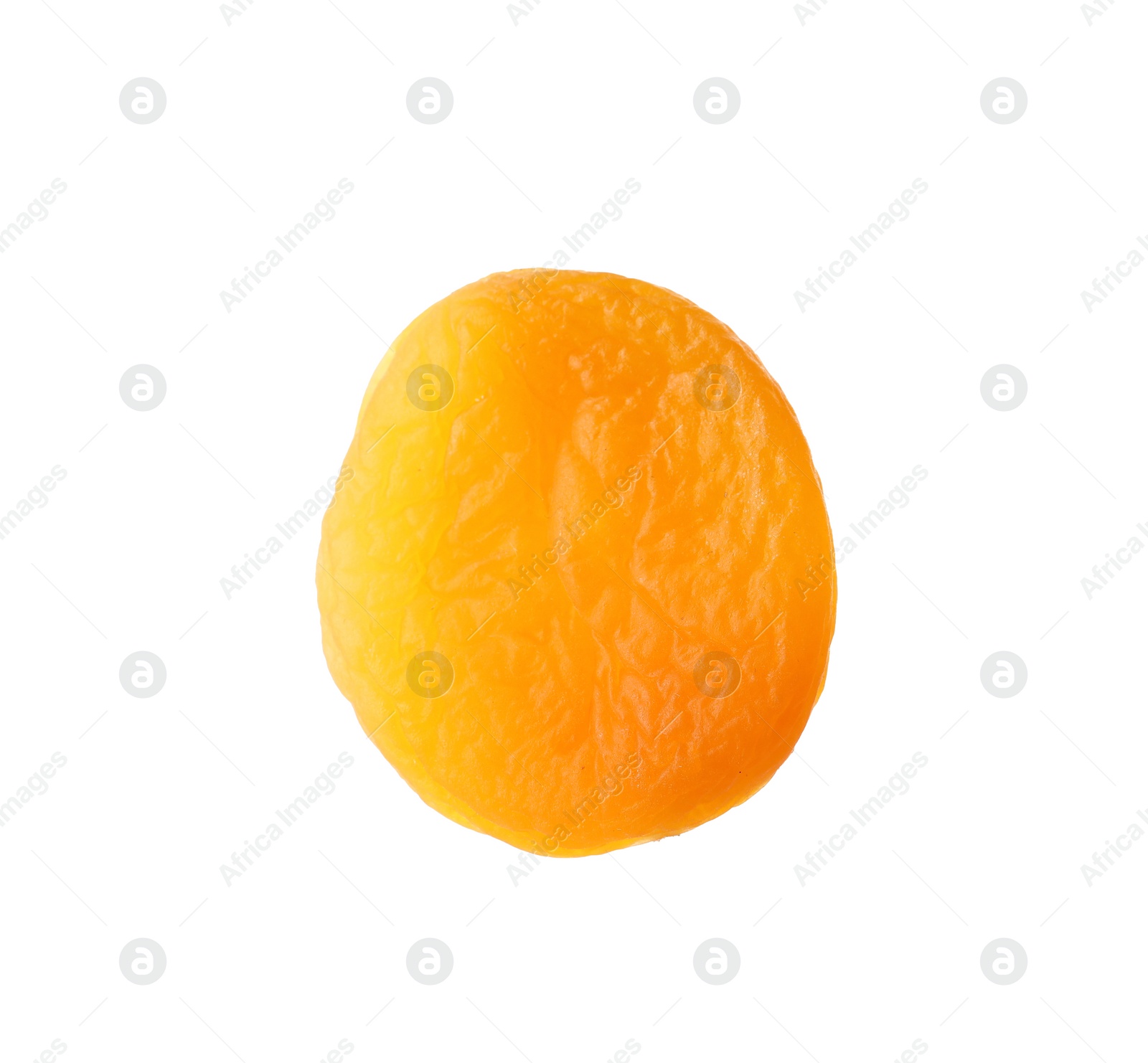 Photo of Tasty apricot isolated on white. Dried fruit