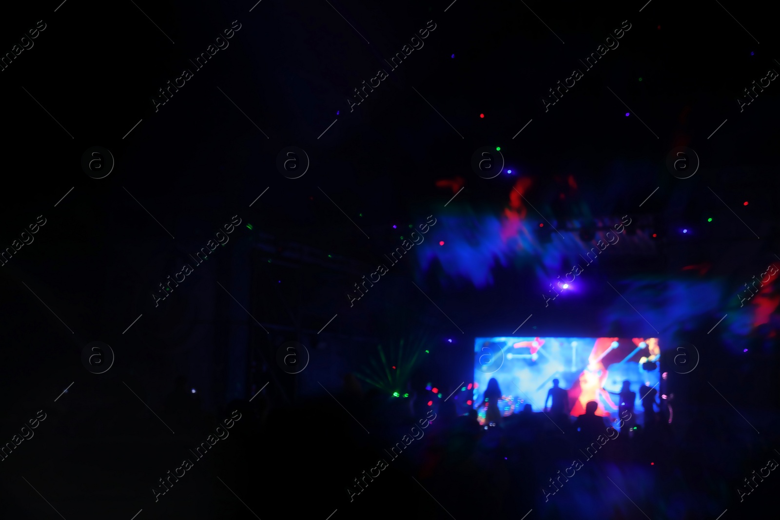 Photo of Blurred view of open air festival