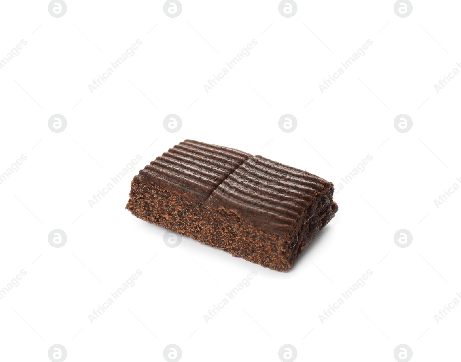 Photo of Piece of hematogen bar isolated on white