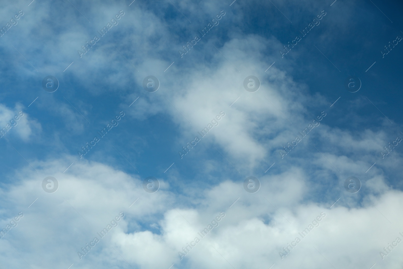 Photo of Beautiful blue sky with white clouds on sunny day