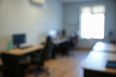 Photo of Defocused bokeh view of modern office interior