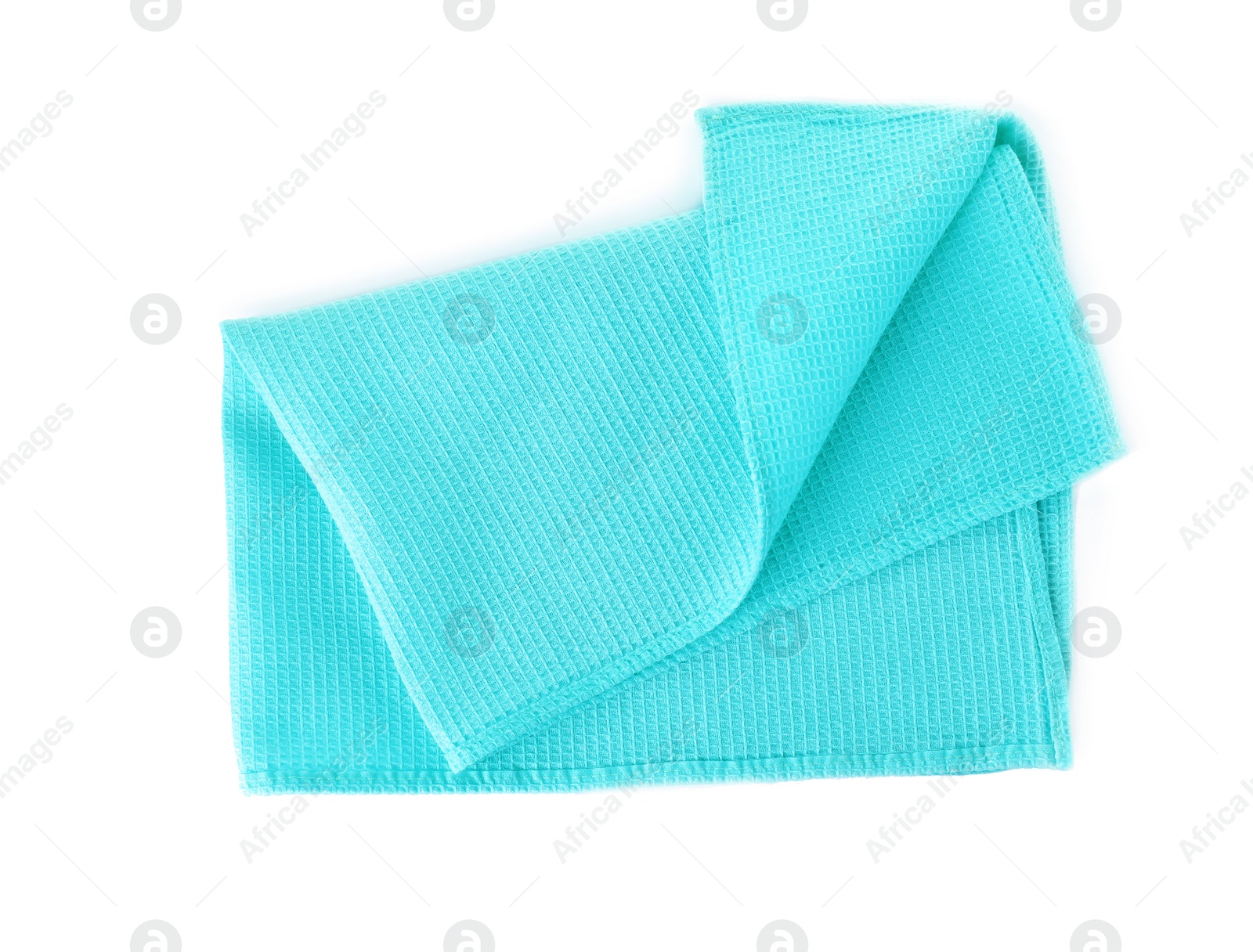 Photo of Fabric napkin for table setting on white background