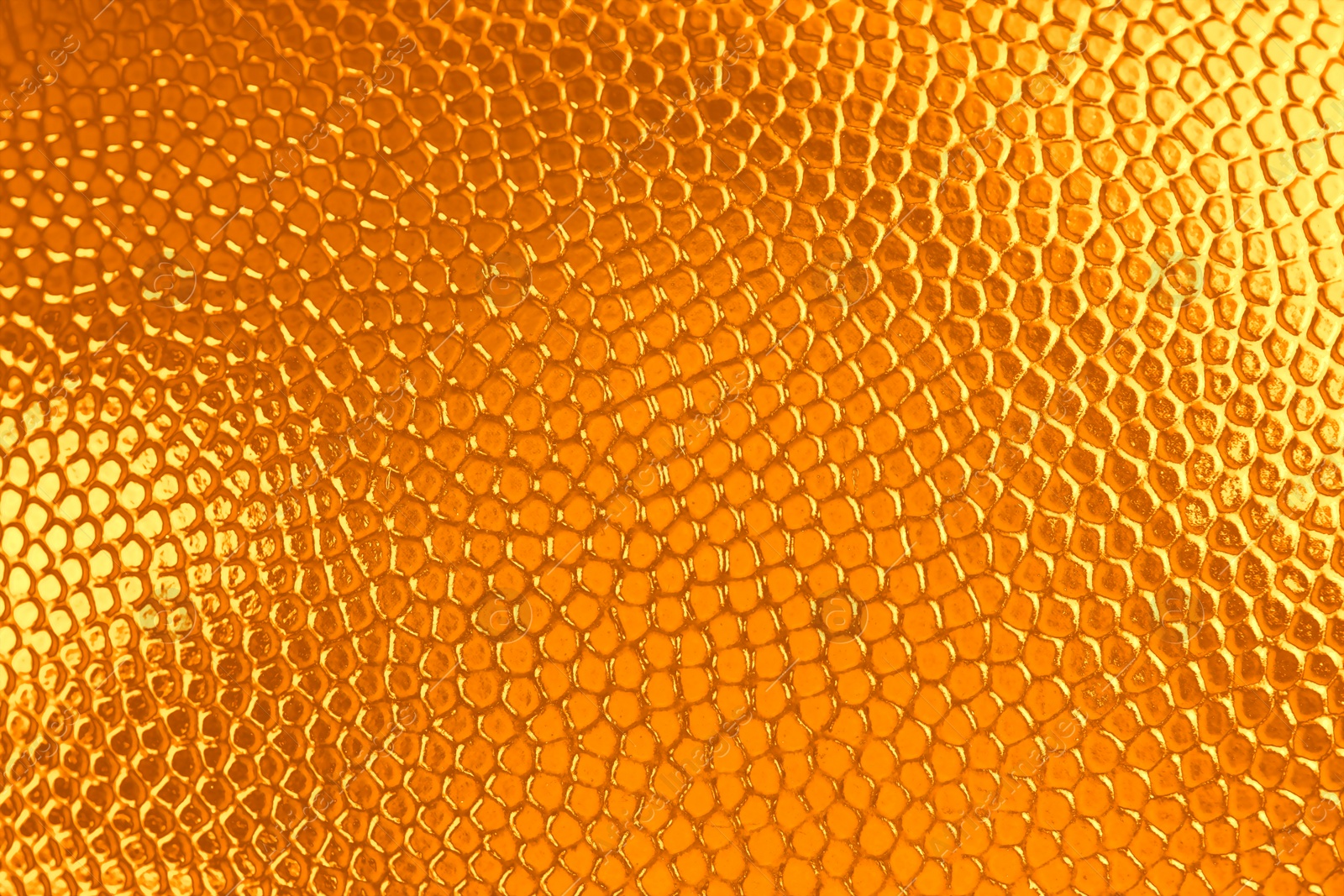 Image of Texture of golden leather as background, closeup