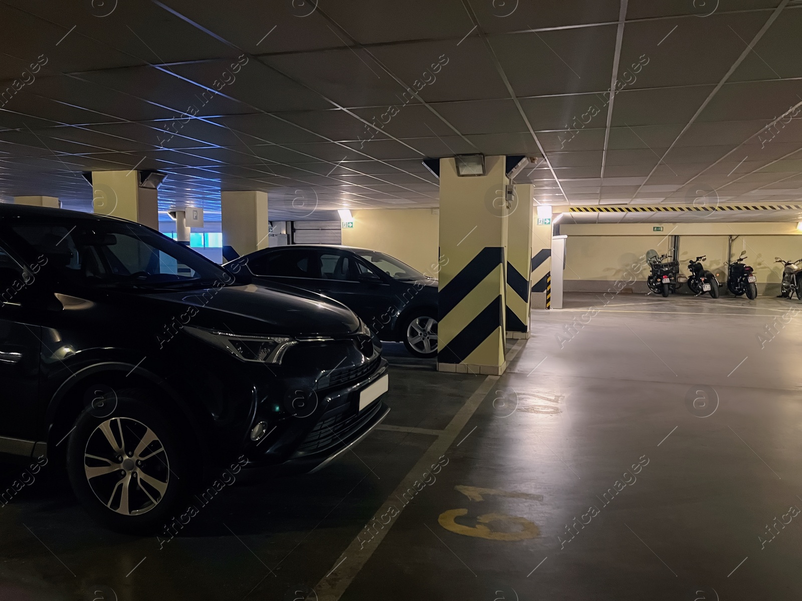 Photo of View of different vehicles in underground parking