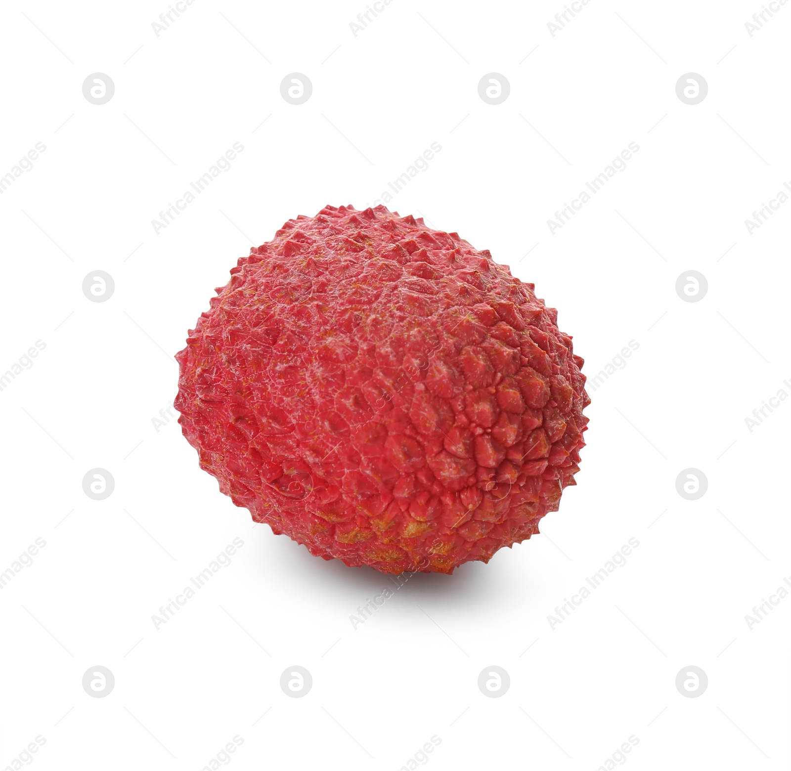 Photo of Whole ripe lychee fruit isolated on white