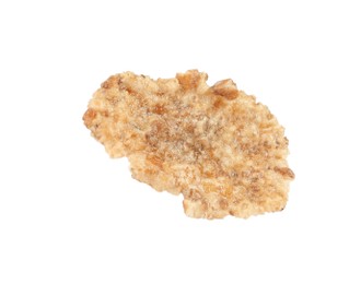 Photo of Sweet tasty corn flake isolated on white