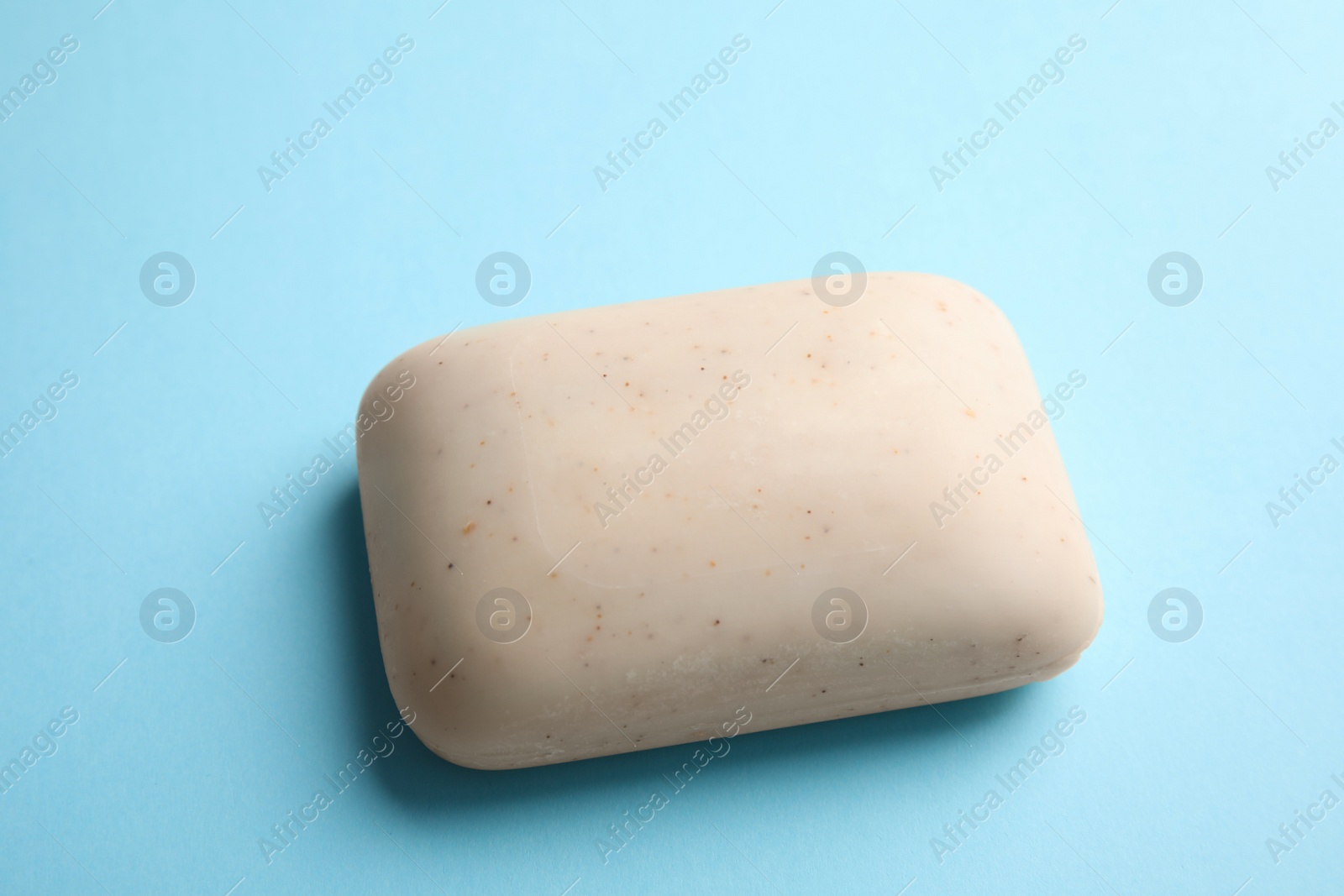 Photo of Soap bar on color background. Personal hygiene